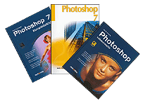 Photoshop 7 -kirjoja ym. 